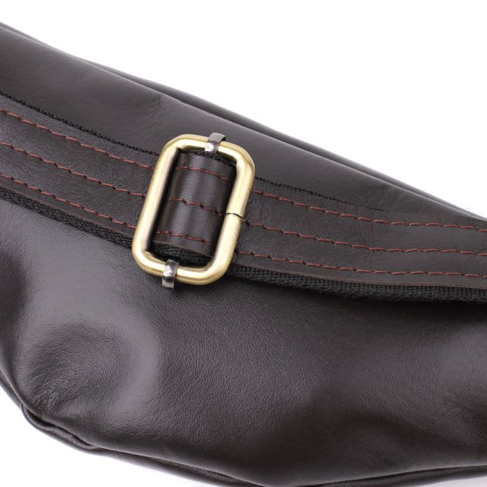 Сумка Shvigel Из натуральной кожи Коричневая (23135) изображение 5