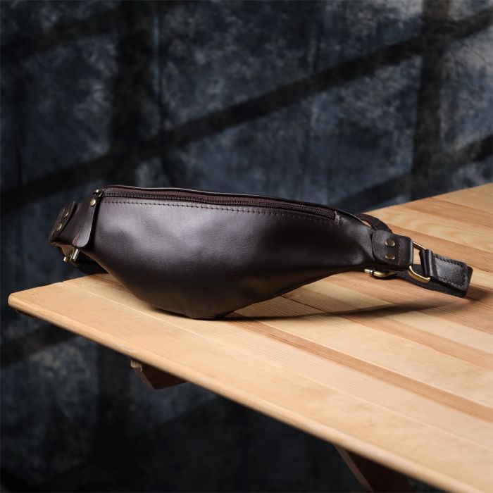 Сумка Shvigel Из натуральной кожи Коричневая (23135) изображение 9