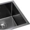 Мойка кухонная GRANADO Under top mini STEEL S201 black (GS10201B) изображение 5