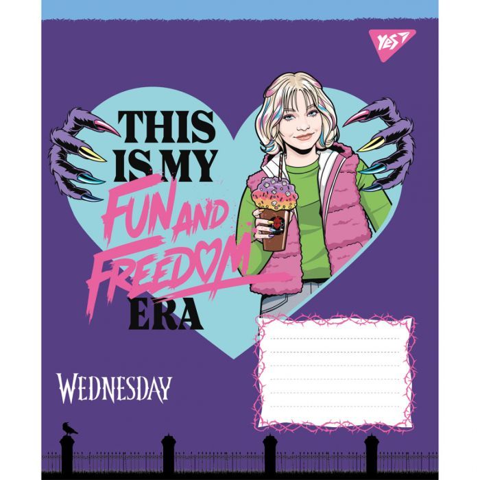 Тетрадь Yes Wednesday Школа Загадок А5 48 листов клетка (768266) изображение 5