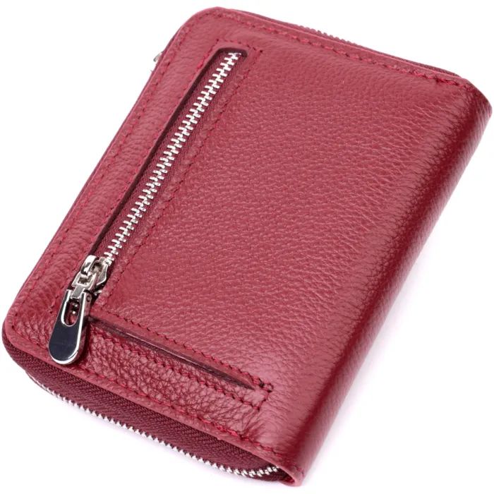 Гаманець ST Leather Шкіряний Бордовий (19491) зображення 2