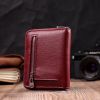 Гаманець ST Leather Шкіряний Бордовий (19491) зображення 9