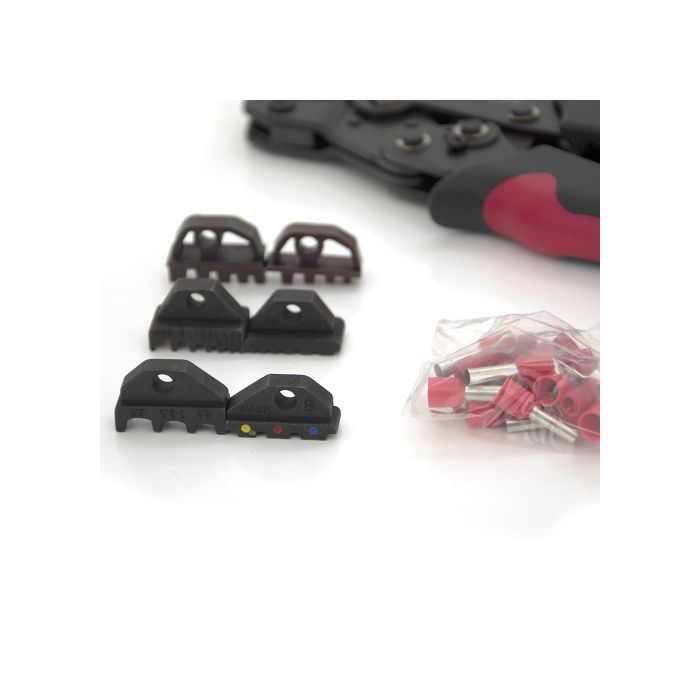Затиск для клем CINLINELE Black-red + насадки 06 -0.5-6mm2, 02С -0.5-2.5mm2, 06WF -0.25-6mm2 (Cinlin-06-02C-06WF) зображення 5