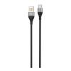 Дата кабель USB 2.0 AM to USB-C 1.0m 2.1A double-side grey XO (NB188-TC-1-GR) зображення 4