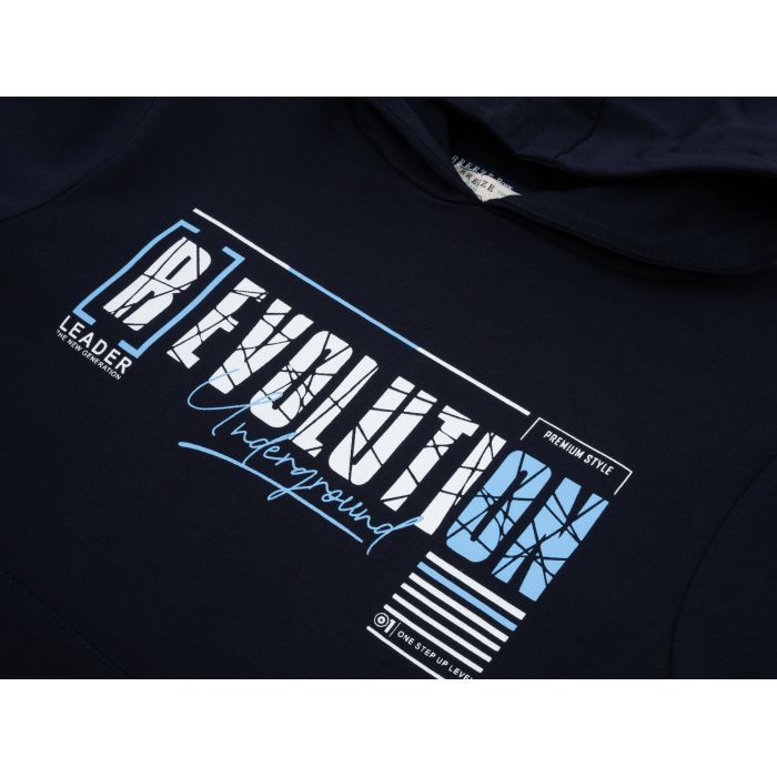 Кофта детская Breeze худи REVOLUTION (21227-164B-blue) изображение 3 Кофта детская Breeze худи REVOLUTION (21227-164B-blue) изображение 3