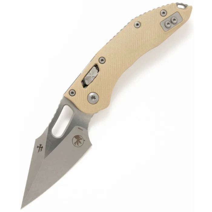 Нож Microtech Stitch Ram-Lock, fluted, Apoc, руків'я G10 tan (169RL-10APFLGTTA)