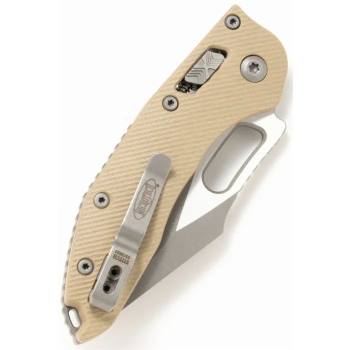 Нож Microtech Stitch Ram-Lock, fluted, Apoc, руків'я G10 tan (169RL-10APFLGTTA) изображение 2