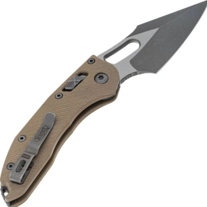Нож Microtech Stitch Ram-Lock, fluted, Apoc, руків'я G10 tan (169RL-10APFLGTTA) изображение 5