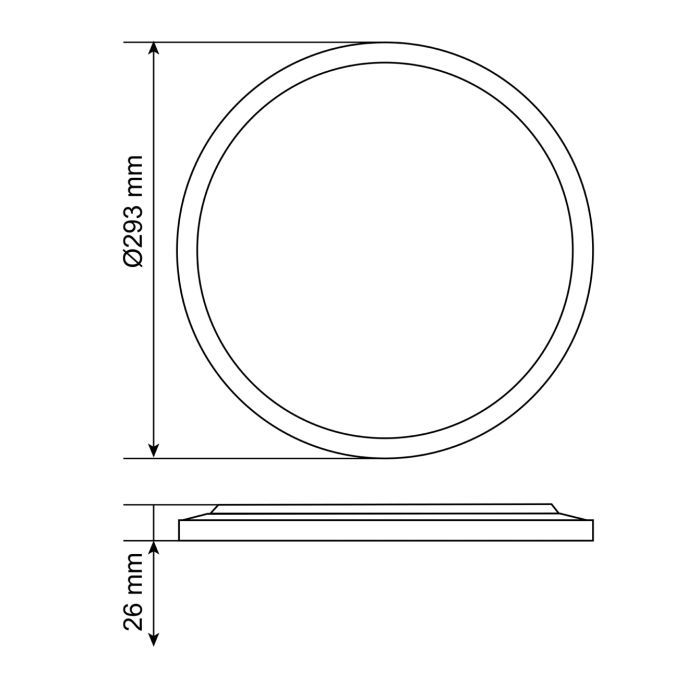 Светильник Videx DL5R 22W 3000K-4000K-5000K White (VL-DL5R-22CW) изображение 9