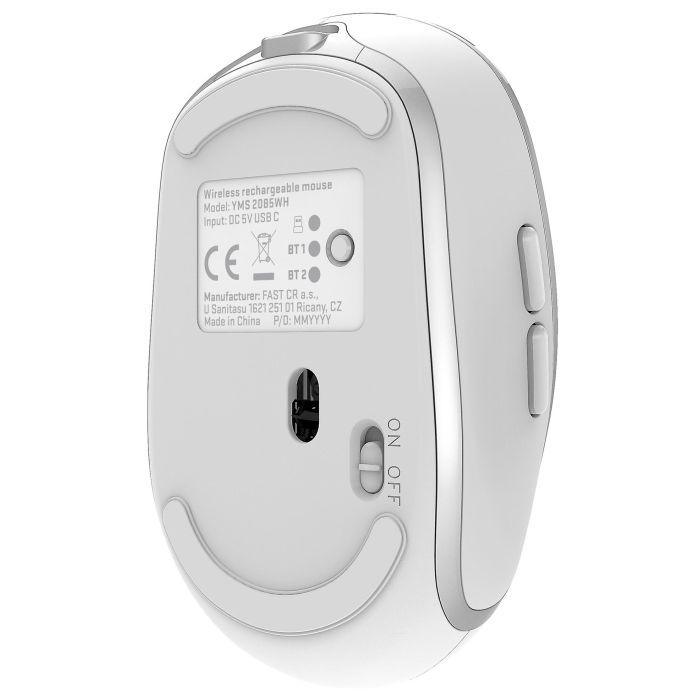 Мишка YENKEE YMS 2085WE Noble Wireless/Bluetooth White (45019715) зображення 7