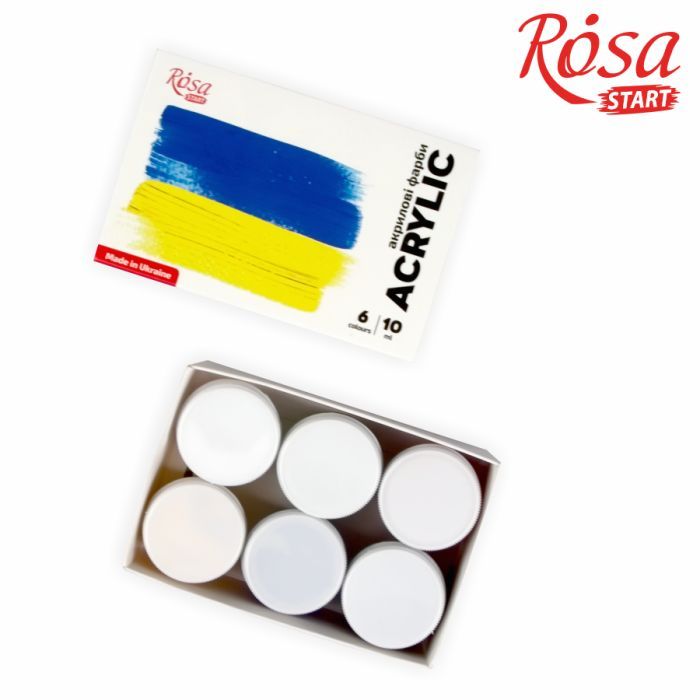 Акриловые краски Rosa START Ukraine 9 x10 мл (4823098531043) изображение 2