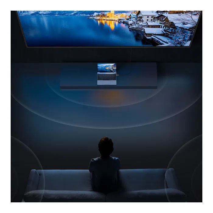 Кабель мультимедийный DisplayPort M to DisplayPort M 2.0m 8K Baseus (B00633706111-02) изображение 4
