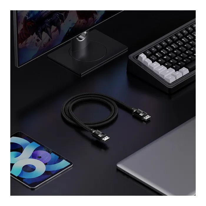 Кабель мультимедийный DisplayPort M to DisplayPort M 2.0m 8K Baseus (B00633706111-02) изображение 6