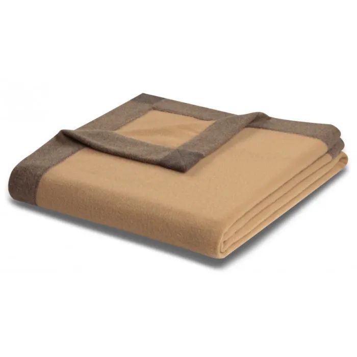 Плед Biederlack Plaid Prado camel 150х210 (797865)