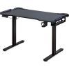 Компьютерный стол Mealux PowerDesk Carbon RGB з електрорегулюванням висоти (EVO-201 Carbon /B)
