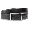 Ремень Semi Line Мужской Кожаный Black/Brown (DAS303125)