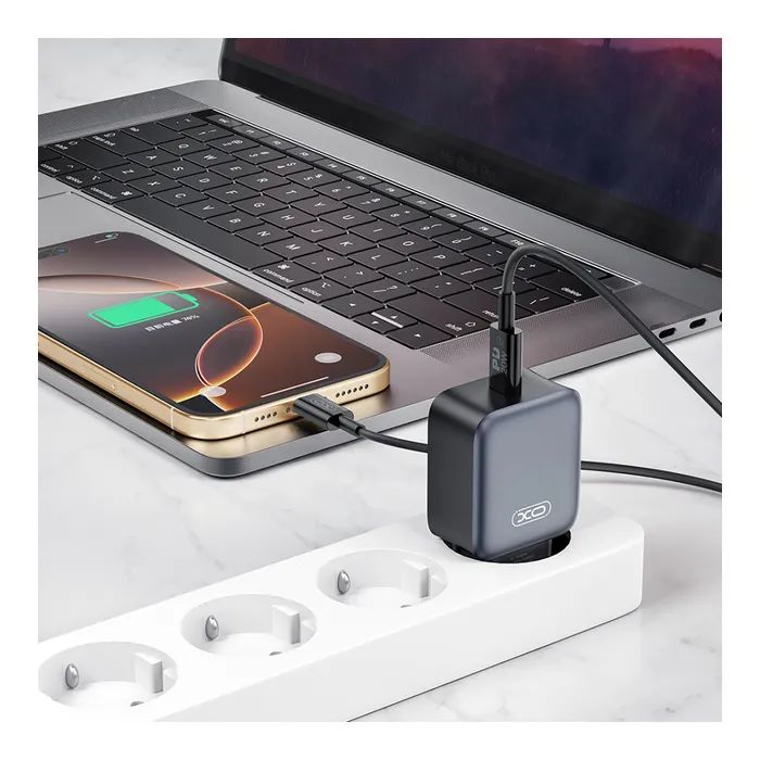 Зарядное устройство XO USB-C PD20W Black (L153.black) изображение 4