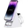 Зарядний пристрій Choetech Wireless magnetic 3-in-1 15W white (T600-F) зображення 3 Зарядний пристрій Choetech Wireless magnetic 3-in-1 15W white (T600-F) зображення 3