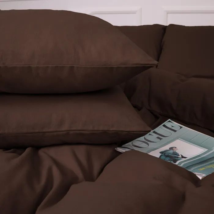 Постельное белье MirSon 003 Brown Фланель 143х210 Полуторный (2200009648700) изображение 4