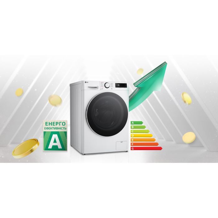 Пральна машина LG F4Y5ES0W зображення 2