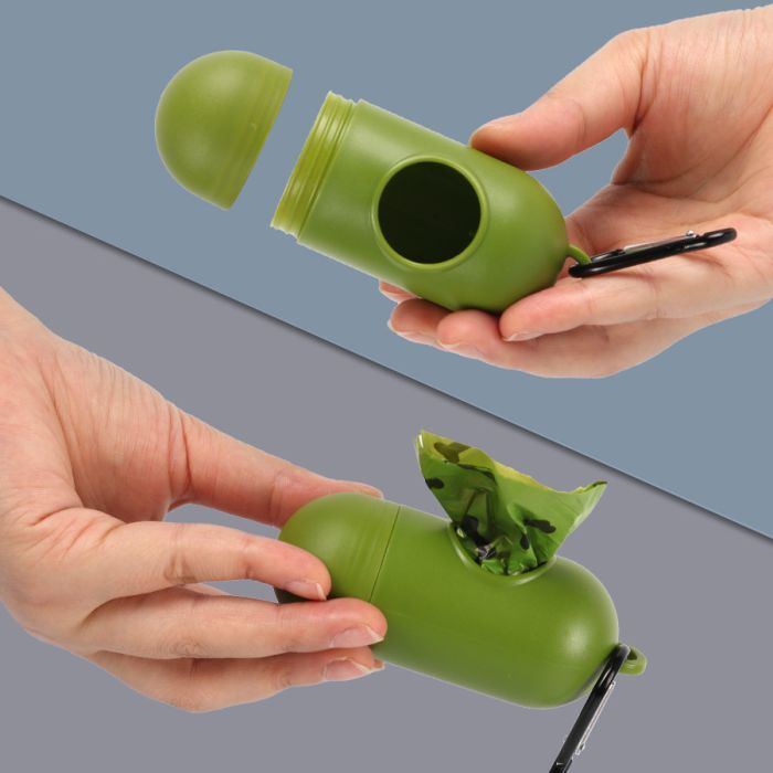 Пакети для собак Lapka 8 рулонівх15 шт + контейнер (LPK-34) зображення 4