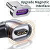 Перехідник USB-C magnetic 100W 5Gbps 90° corner Essager (EZJT-QZG01) зображення 5
