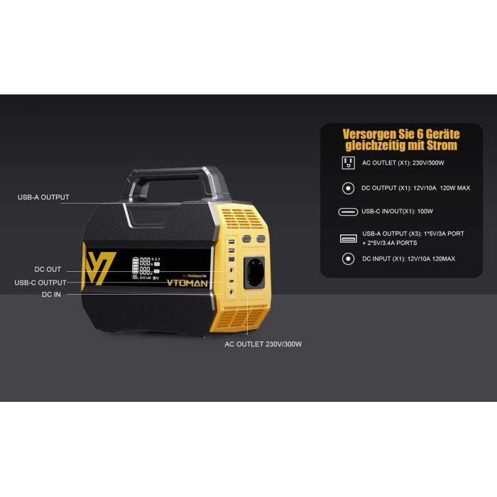 Зарядна станція Vtoman FlashSpeed 300 230Wh (FlashSpeed 300) зображення 10