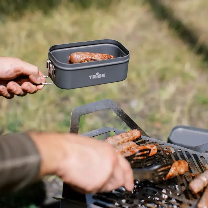 Миска туристична Tribe Lunch Box Alu T-FG-0016-grey, , шт (T-FG-0016-grey) зображення 10