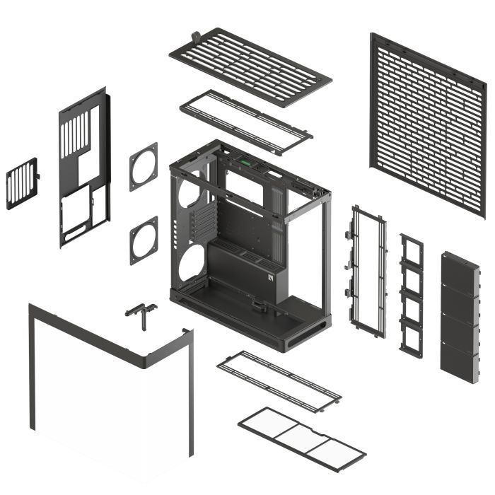 Корпус для ПК HAVN HS 420 Base Edition Black (HVN-CA-HS420-06) зображення 10