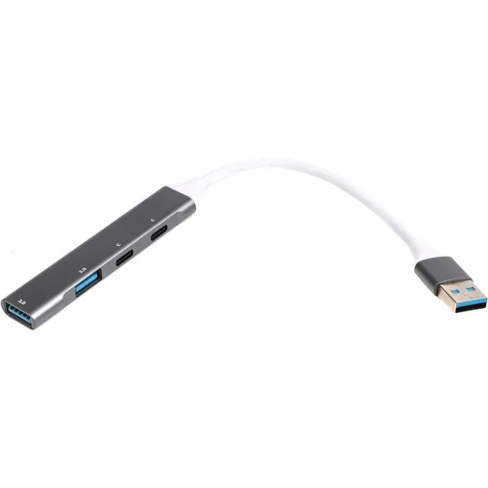Концентратор Maxxter USB 3.0 to 1xUSB 3.0 + 1xUSB 2.0 + 2xUSB-C (HU3A-4P-03) зображення 2