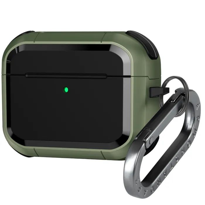 Чехол для наушников Armorstandart Panzer для Apple Airpods Pro 3 Olive Green (ARM88289)