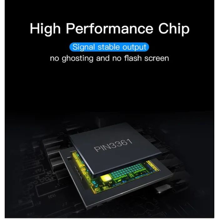 Переходник DisplayPort M to HDMI F 0.15m black Vention (HBGBB) изображение 3