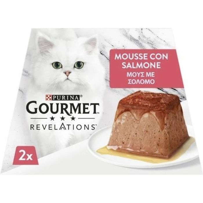 Паштет для котів Purina Gourmet Revelations мус з лососем 2х57 г (7613287071217) зображення 2