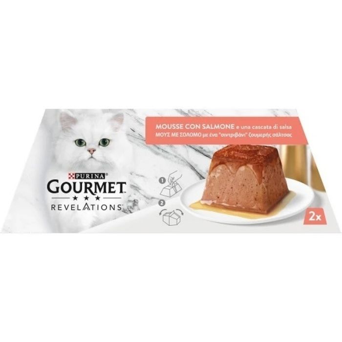 Паштет для котів Purina Gourmet Revelations мус з лососем 2х57 г (7613287071217) зображення 4