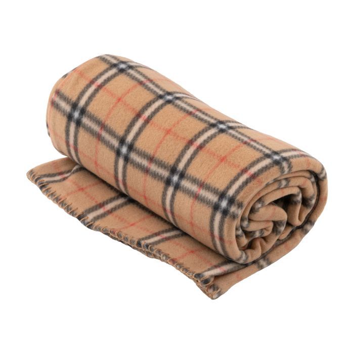 Плед Ardesto Fleece 100% поліестер, клітинка, бежевий 130х160 см (ART0722PB) зображення 2