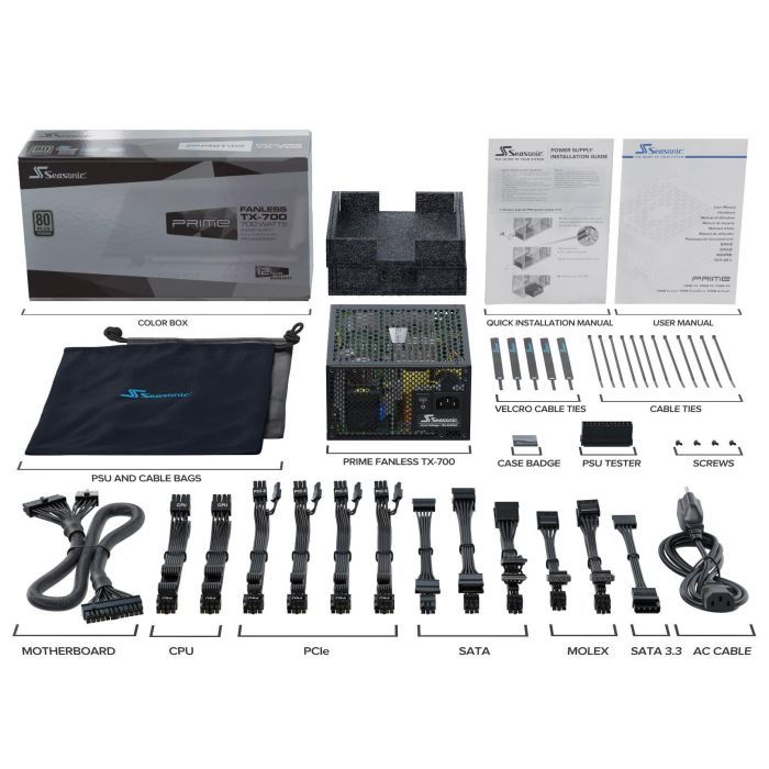 Блок живлення Seasonic 700W (PRIME-TX-700) зображення 11