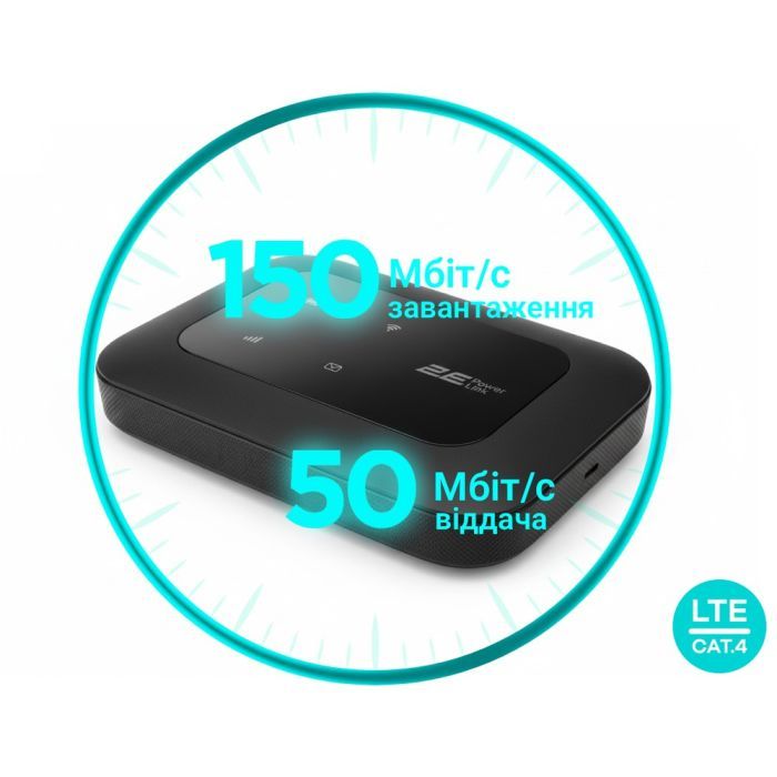 Мобільний Wi-Fi роутер 2E PowerLink MiFi-2 2025 (794300866717) зображення 8