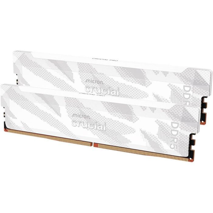 Модуль памяти для компьютера DDR5 32GB (2x16GB) 6400 MHz Pro Overclocking White Micron (CP2K16G64C32U5W) изображение 2