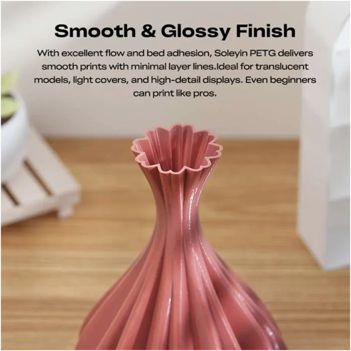 Пластик для 3D-принтера Creality Soleyin PETG 1.75мм, 1кг, blue sunset (3301030156) изображение 6