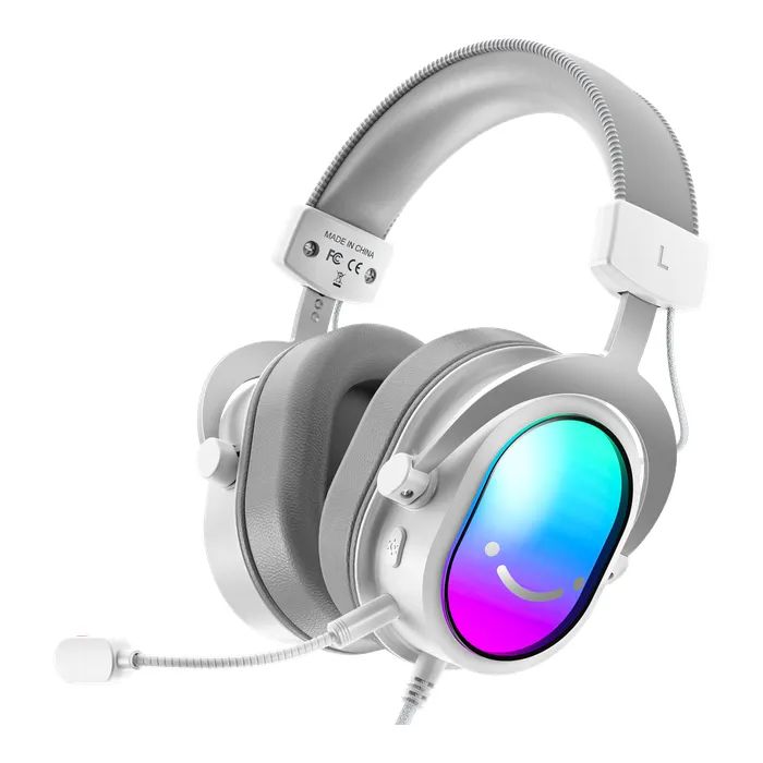 Навушники Fifine H16 7.1 RGB White (H16W)