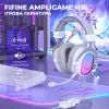 Навушники Fifine H16 7.1 RGB White (H16W) зображення 5