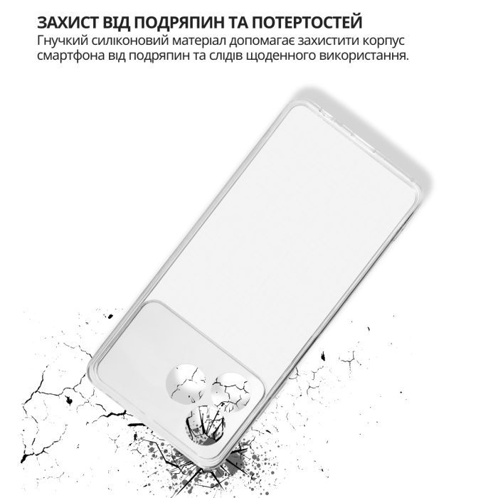 Чохол до мобільного телефона BeCover silicone ZTE Blade A36 / Nubia A36 Black (714936) зображення 5