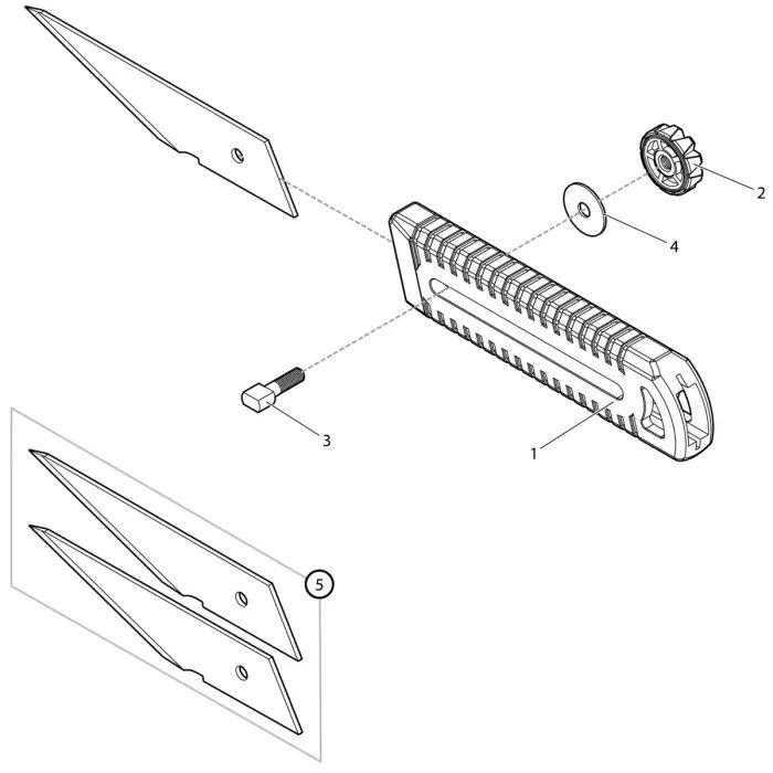 Змінний інструмент до мультитула DaiichiSeiko MC Knife 55 (2 шт/уп) (32179) зображення 3