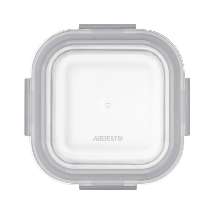 Пищевой контейнер Ardesto Gemini квадратний, 0.31л, боросилікатне скло, прозорий (AR1230BSQ) изображение 2