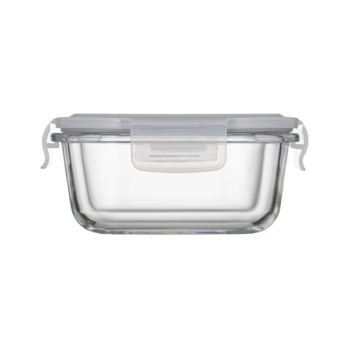 Пищевой контейнер Ardesto Gemini квадратний, 0.31л, боросилікатне скло, прозорий (AR1230BSQ) изображение 3
