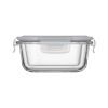Пищевой контейнер Ardesto Gemini квадратний, 0.5л, боросилікатне скло, прозорий (AR1250BSQ) изображение 3
