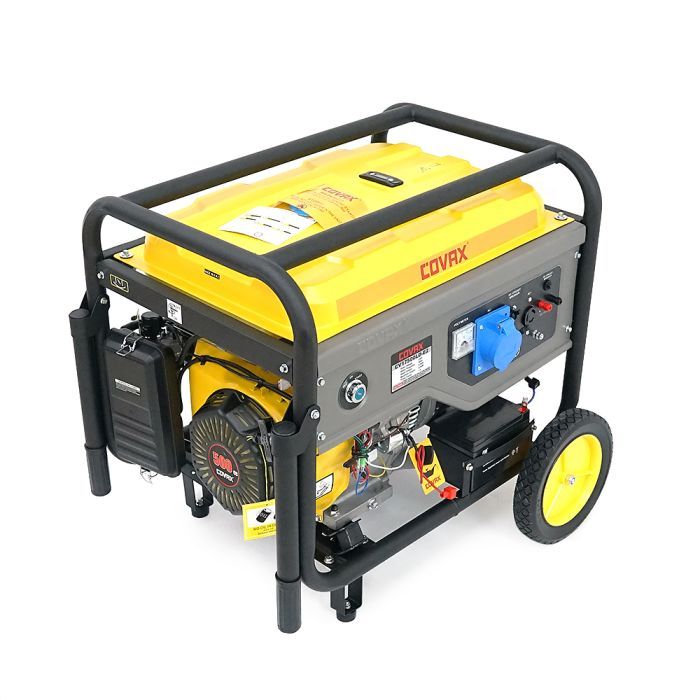 Генератор COVAX CV17500LD-E2, 8.5kW, 220V, 50Hz, DC12V, 20HP, ручной/электро стартер, 25L (CV17500LD-E2)