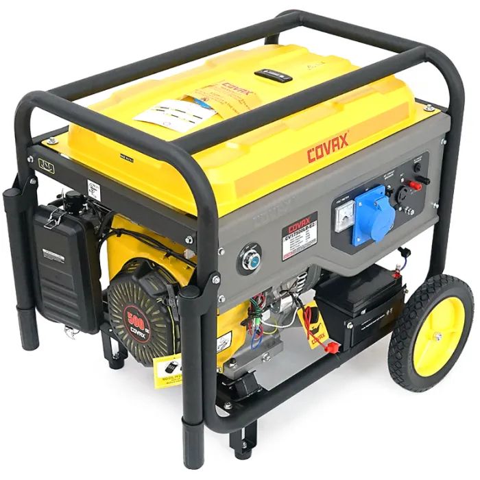 Генератор COVAX CV17500LD-E2, 8.5kW, 220V, 50Hz, DC12V, 20HP, ручной/электро стартер, 25L (CV17500LD-E2)