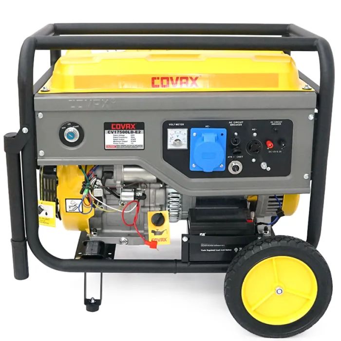 Генератор COVAX CV17500LD-E2, 8.5kW, 220V, 50Hz, DC12V, 20HP, ручной/электро стартер, 25L (CV17500LD-E2) изображение 2