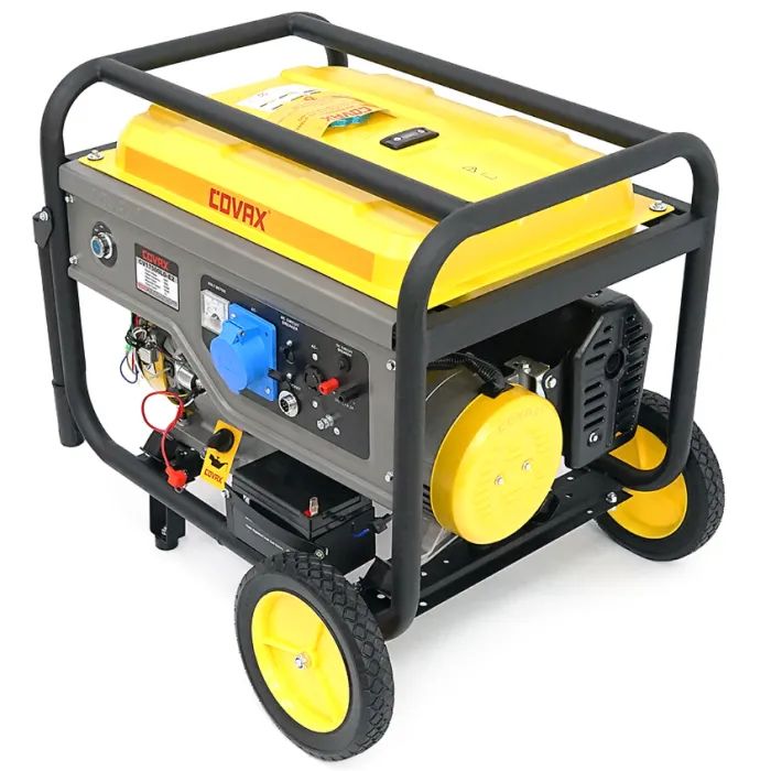 Генератор COVAX CV17500LD-E2, 8.5kW, 220V, 50Hz, DC12V, 20HP, ручной/электро стартер, 25L (CV17500LD-E2) изображение 4
